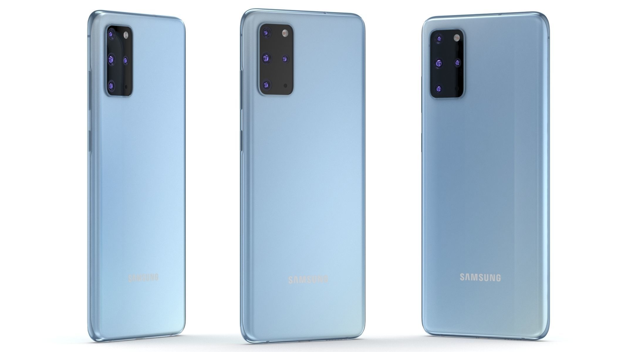 Samsung Galaxy S20 Plus Clound Blue 3D model_8