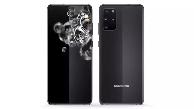 Samsung Galaxy S20 Plus Cosmic Black 3D model
