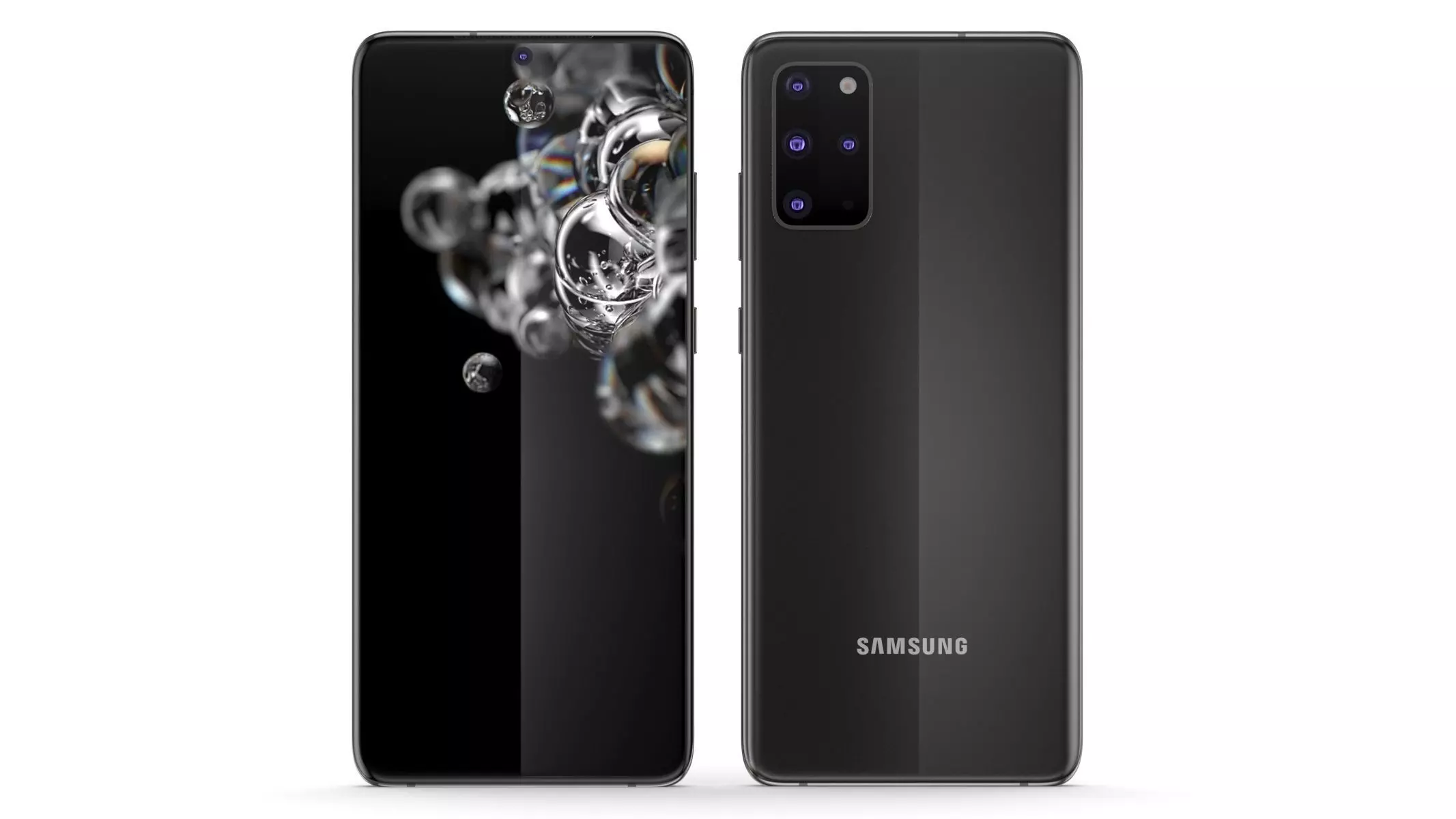 Samsung Galaxy S20 Plus Cosmic Black 3D model_0