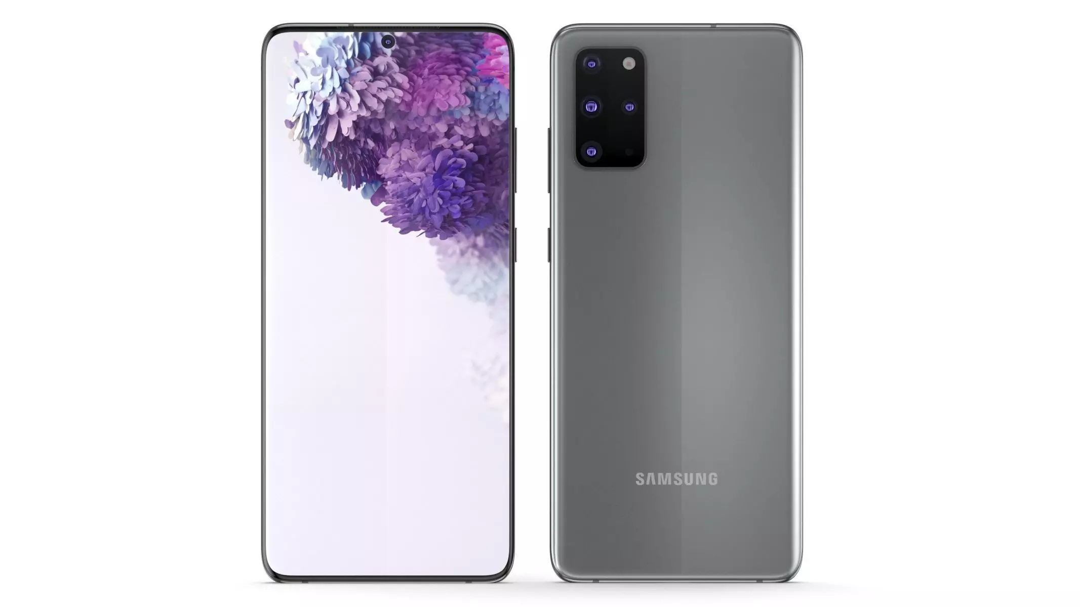 Samsung Galaxy S20 Plus Cosmic Grey  3D model_0