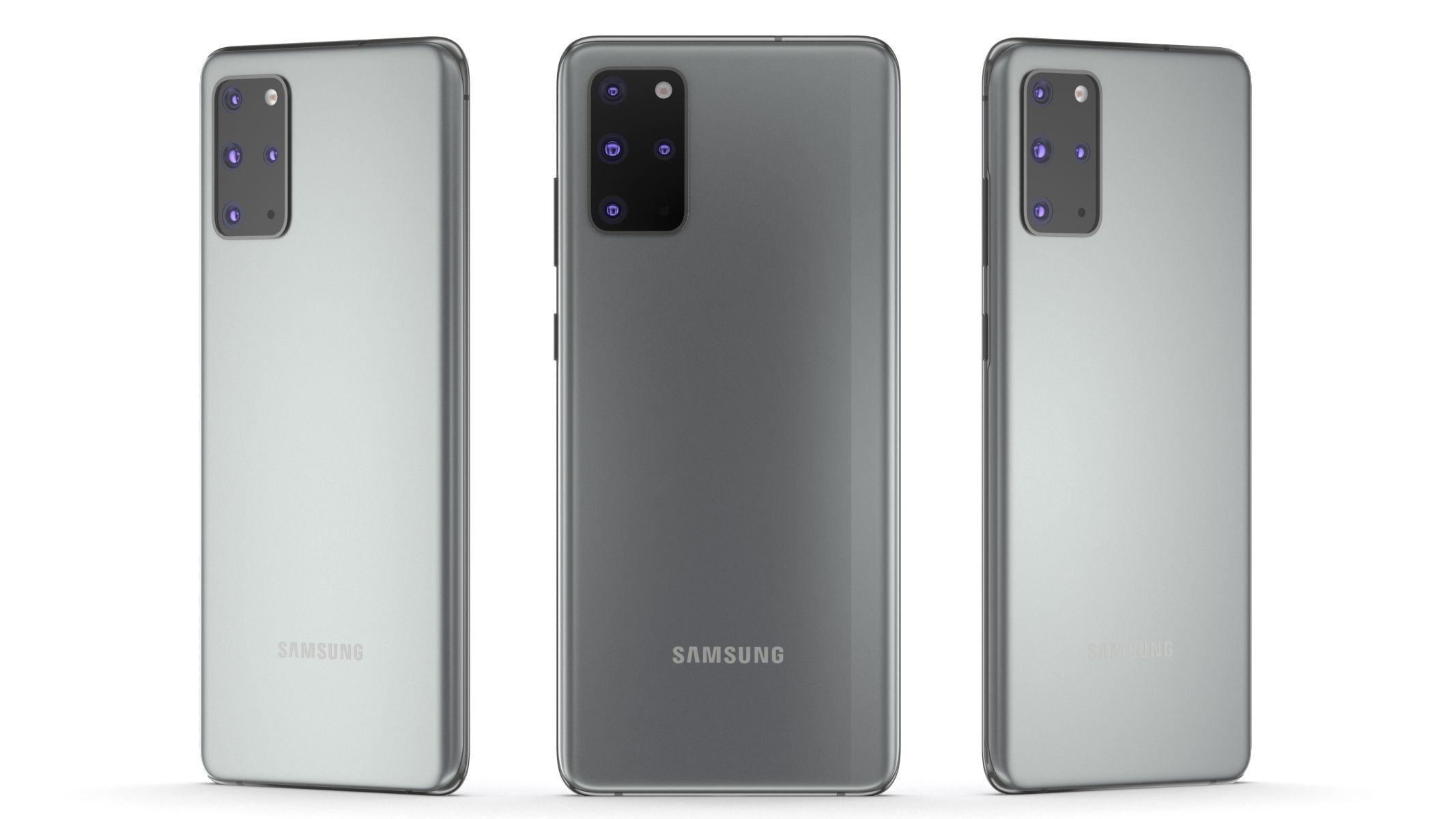 Samsung Galaxy S20 Plus Cosmic Grey  3D model_7