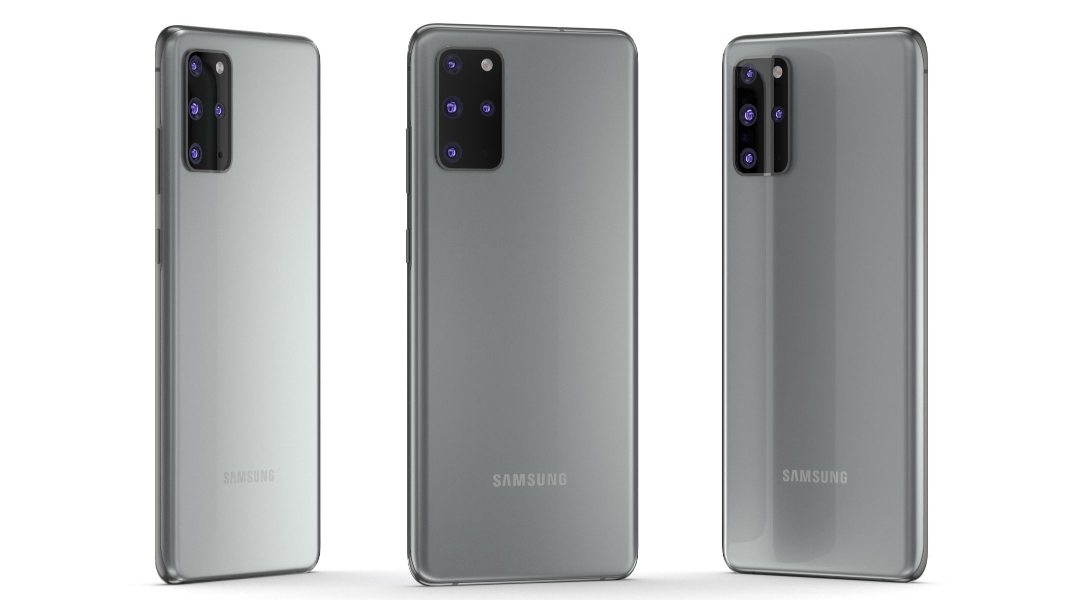 Samsung Galaxy S20 Plus Cosmic Grey  3D model_8
