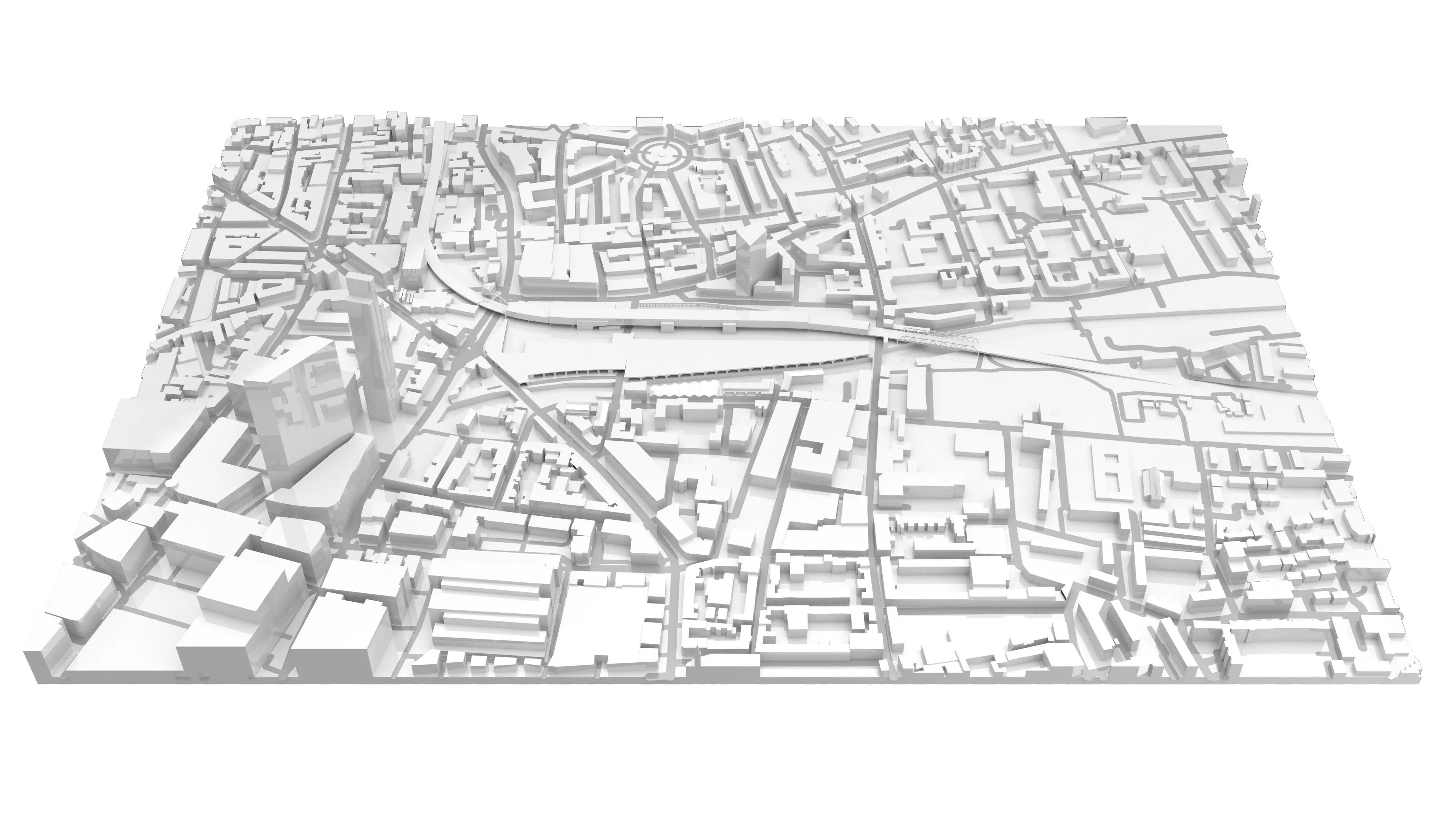 London - Shoreditch - Bishopsgate Goods Yard architecture model 3D model_0