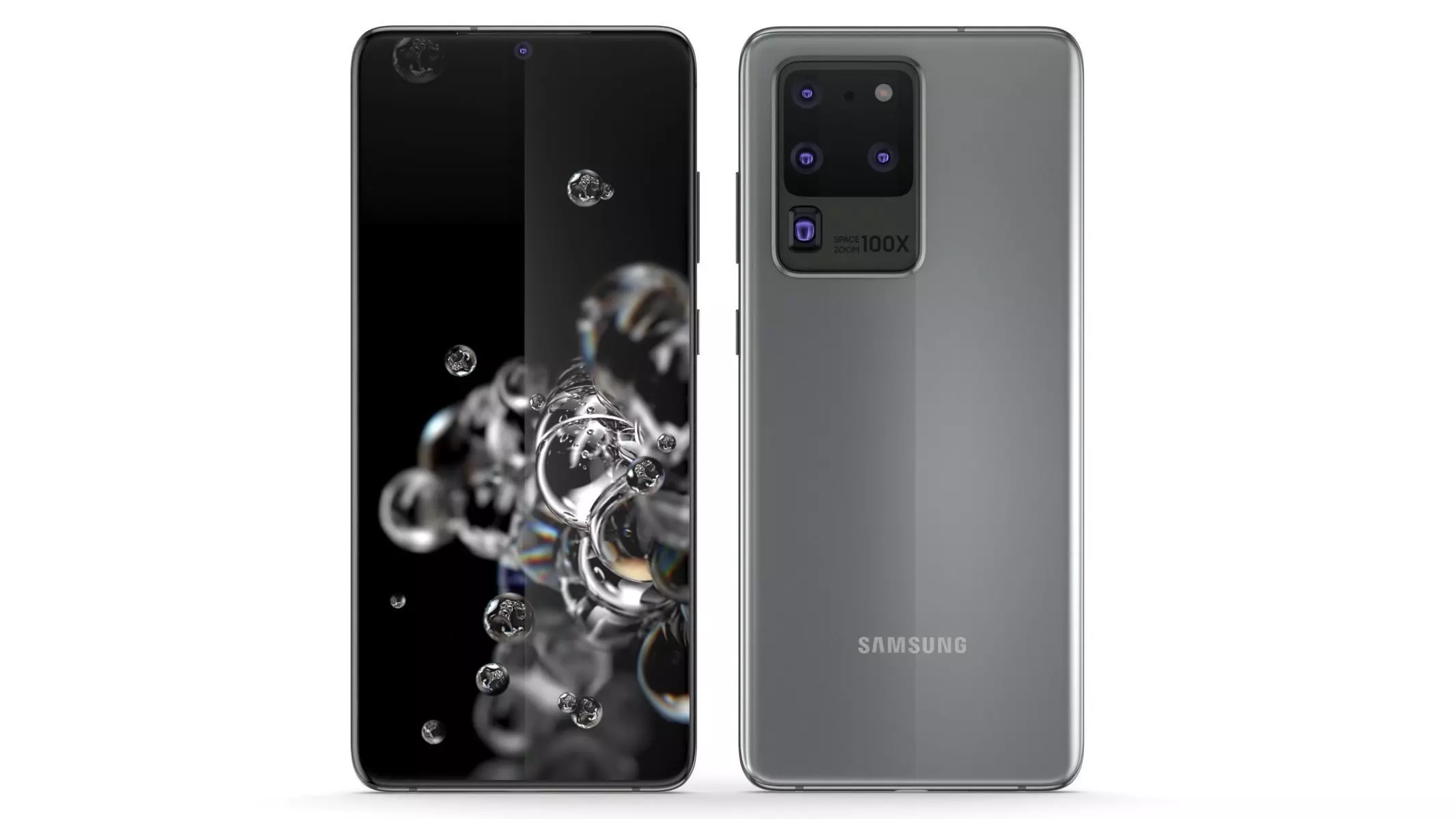 Samsung Galaxy S20 Ultra Cosmic Grey 3D model