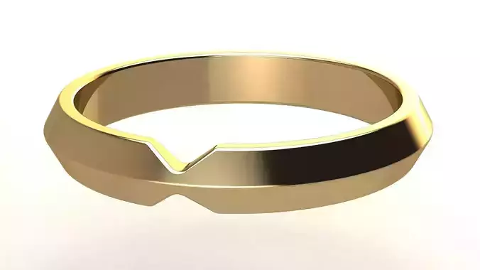 Nesting Narrow Band Ring 3D print model
