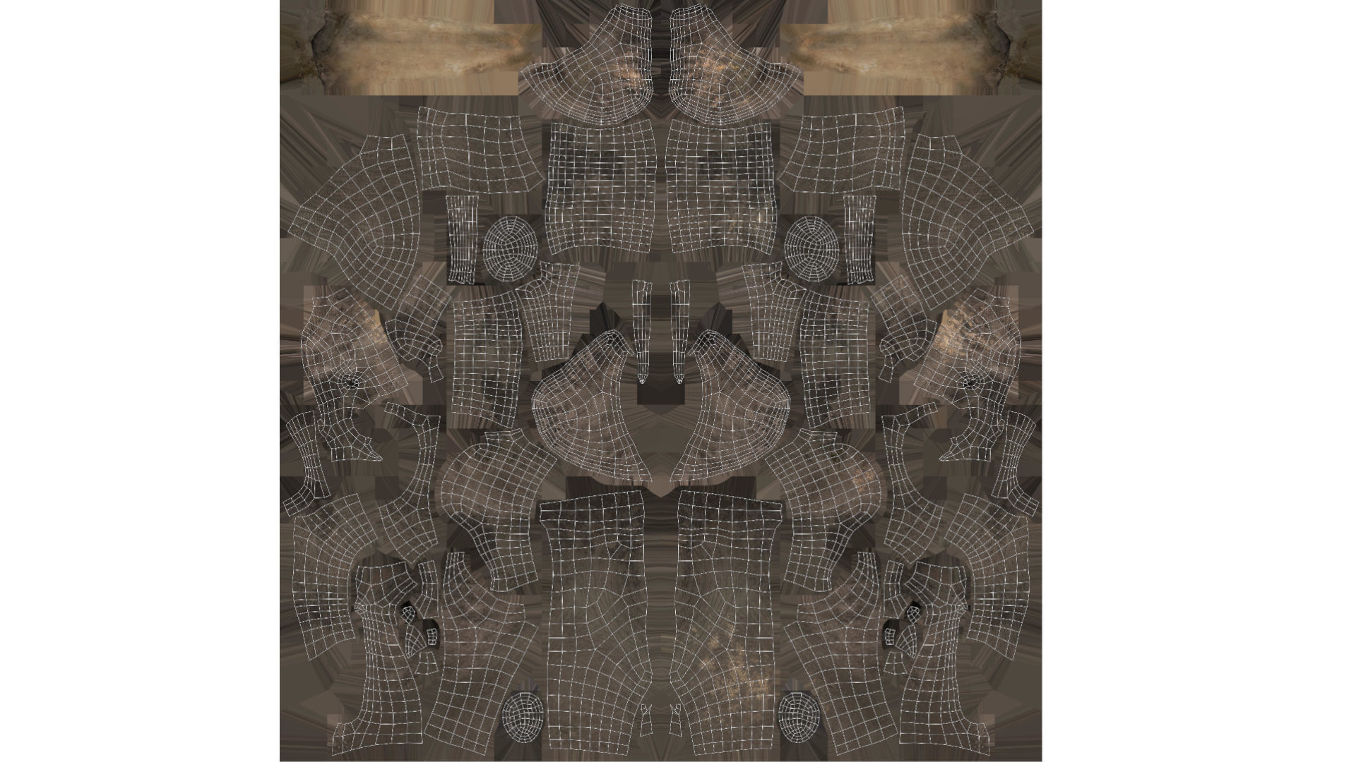 African Elephant Rigged model Low-poly 3D model_18