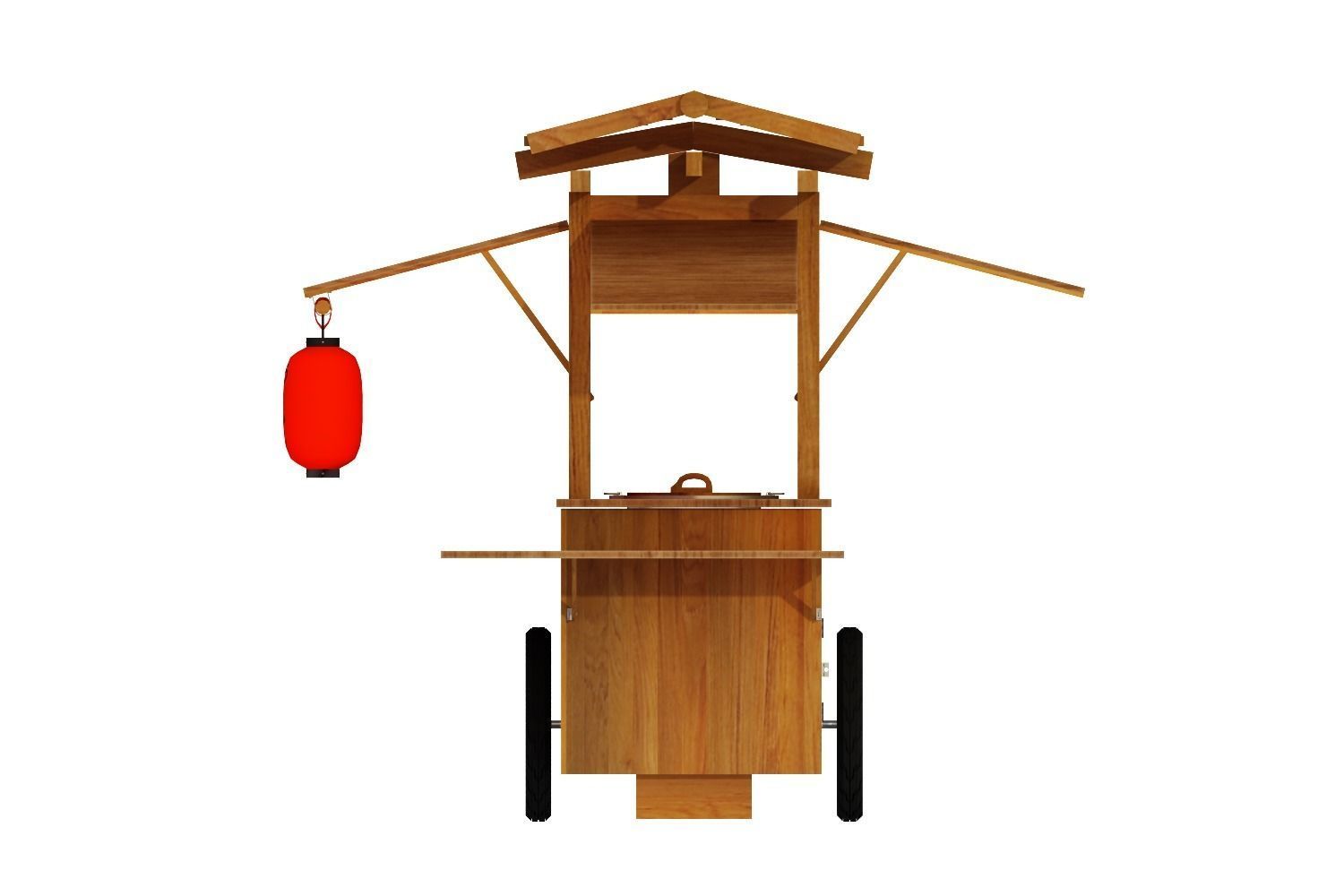 Ramen stall 3D model_6