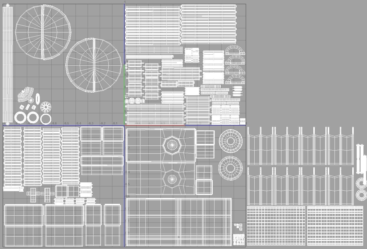Ramen stall 3D model_16