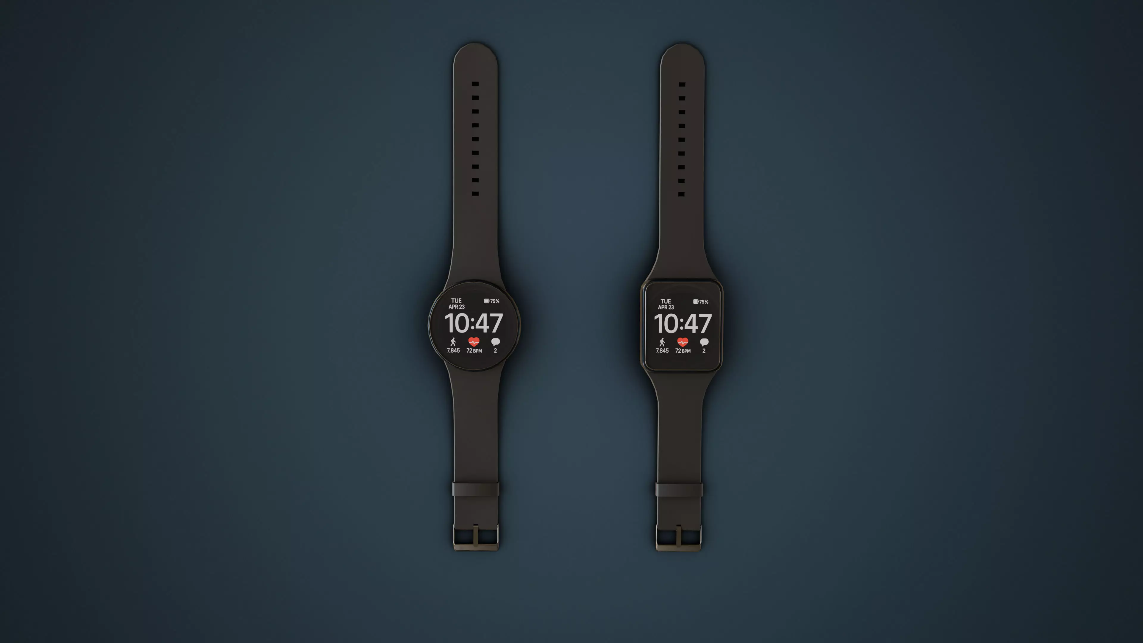 Smart Watches Low-poly 3D model_2
