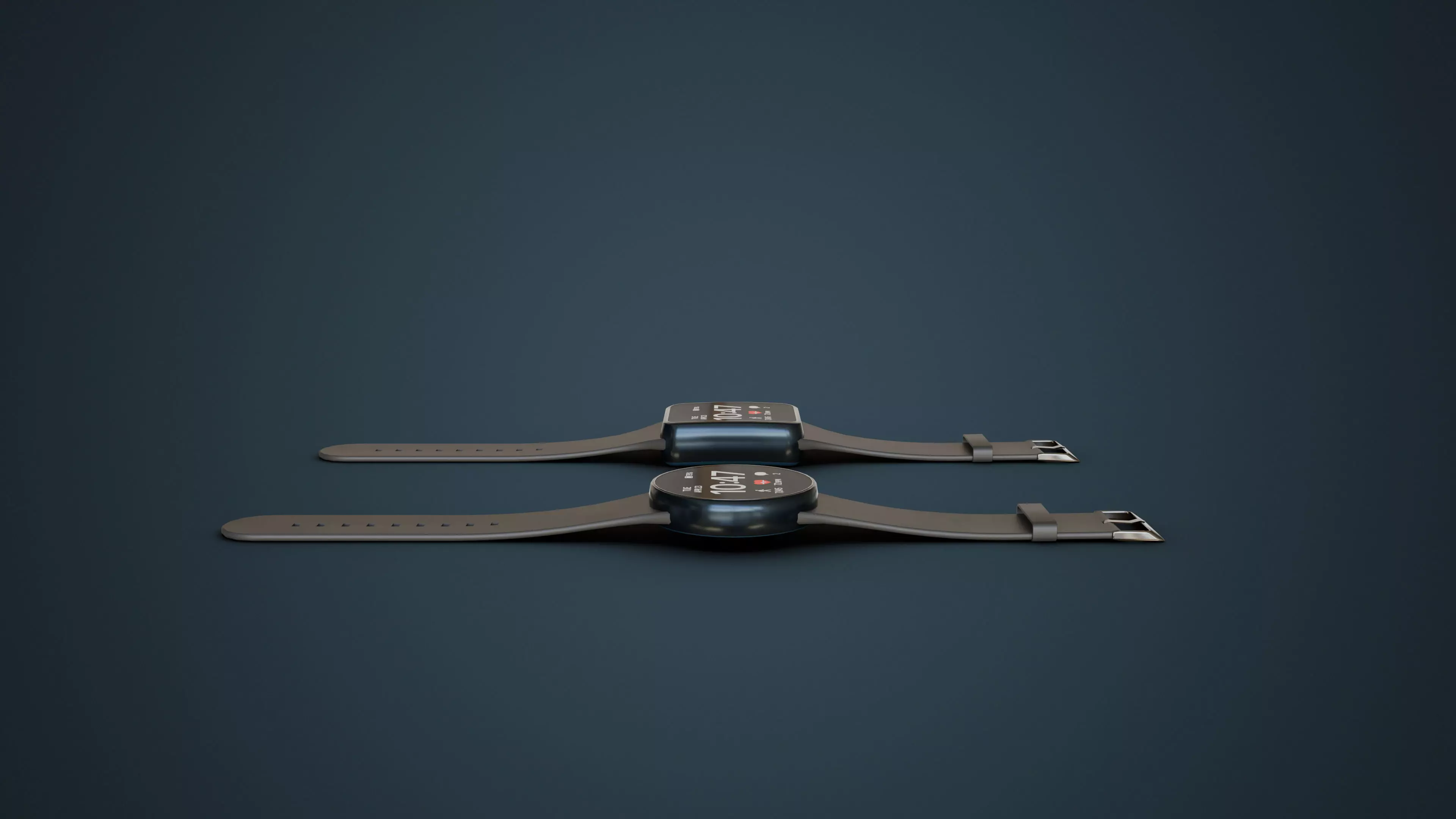 Smart Watches Low-poly 3D model_3