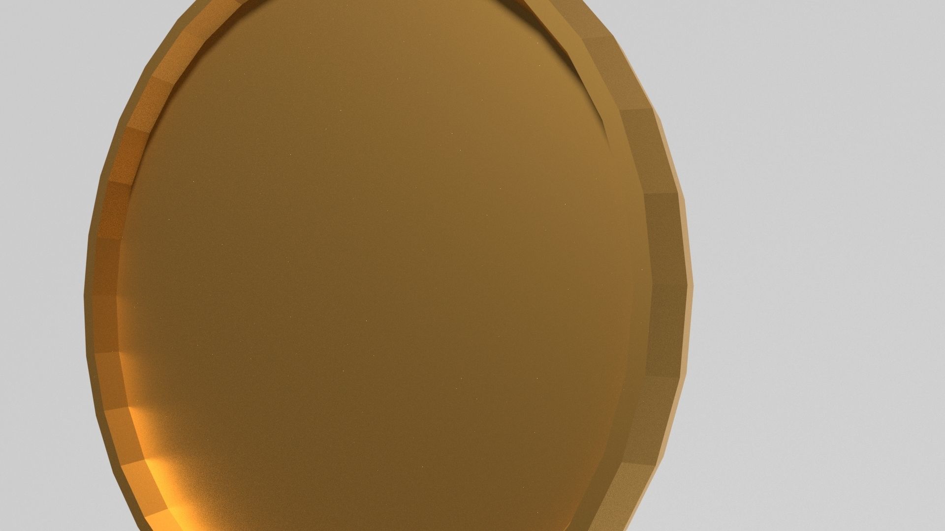 Gold Coin 3D Model Low Poly Free low-poly 3D model_8