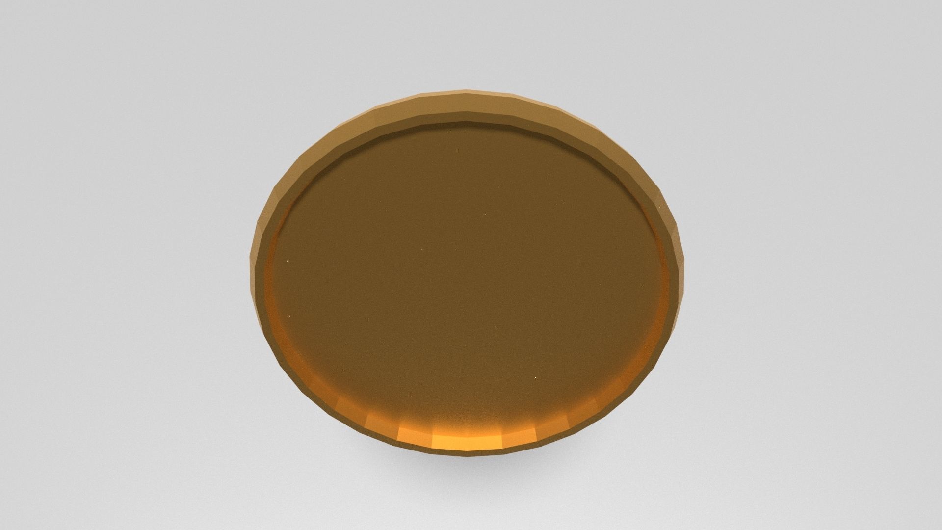 Gold Coin 3D Model Low Poly Free low-poly 3D model_5