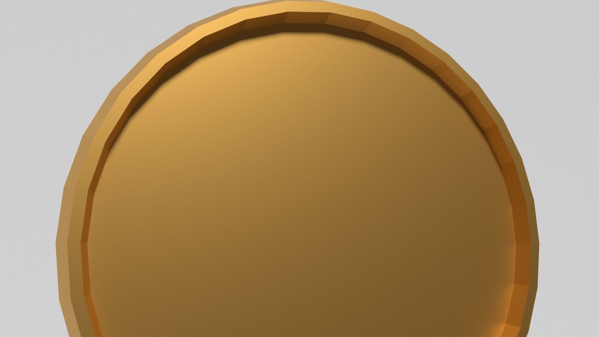 Gold Coin 3D Model Low Poly Free low-poly 3D model_9