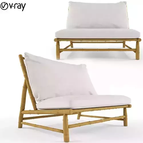 TineKhome Tre lounge chair with cushion