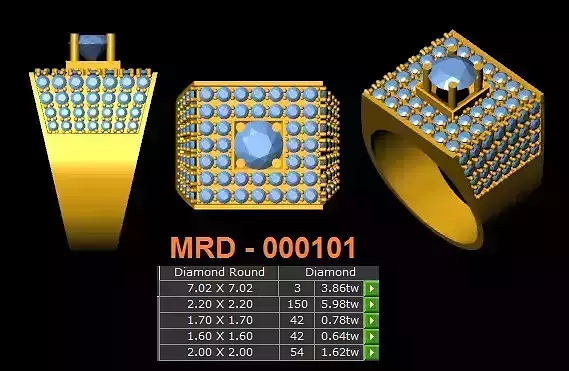 10 models diamond menring 11