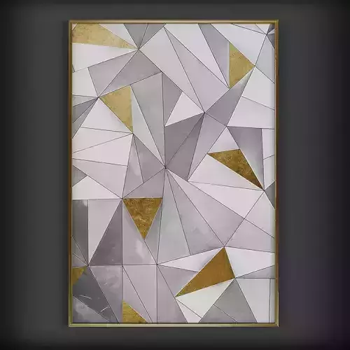 Picture Frames Low-poly 3D model