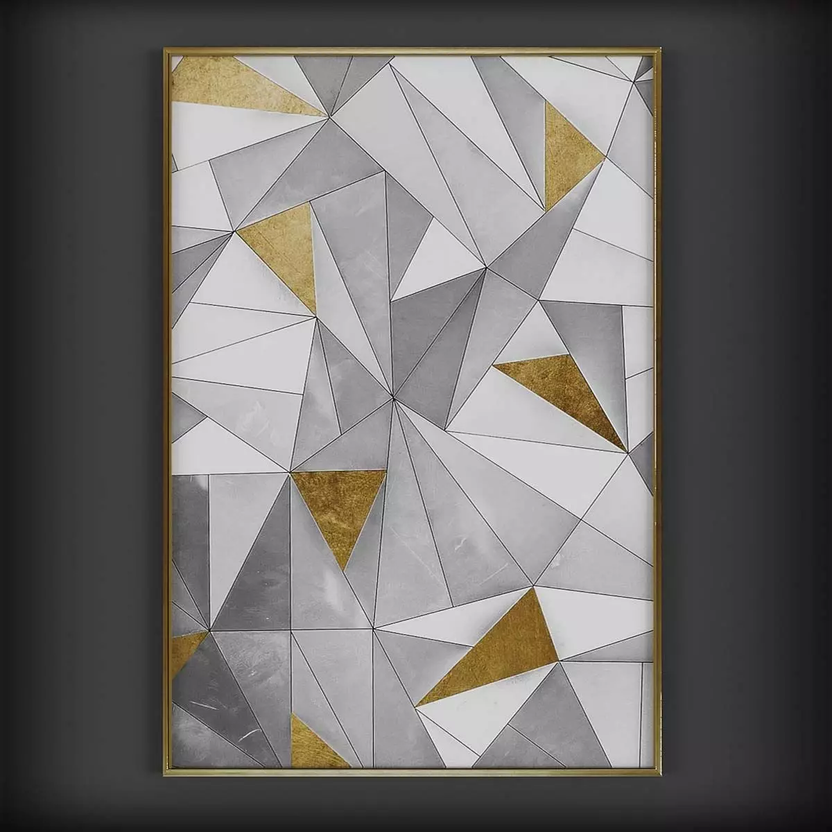 Picture Frames Low-poly 3D model_0