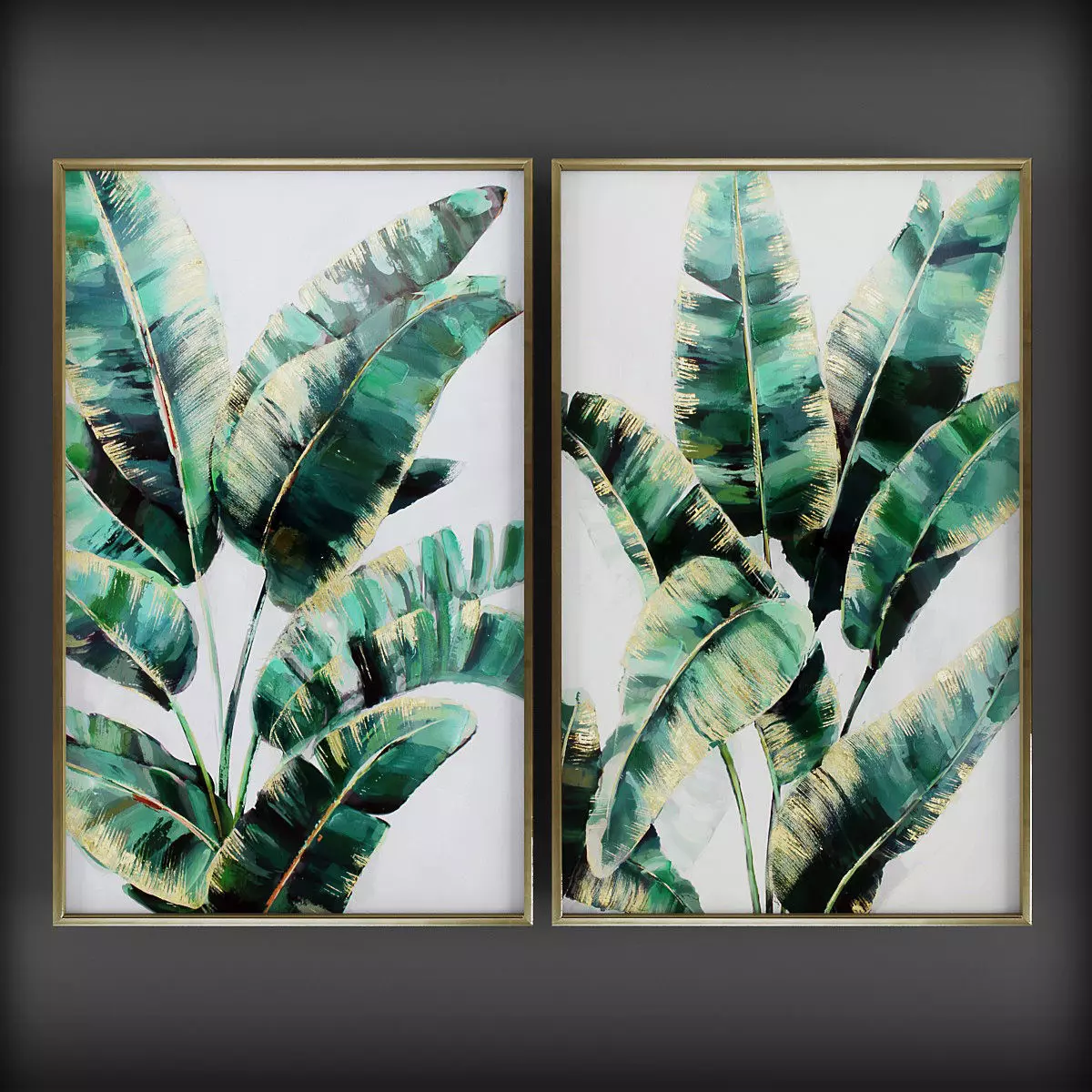  Picture Frames Low-poly 3D model_0