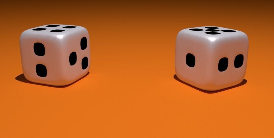 ludo dice animated 3D model_1