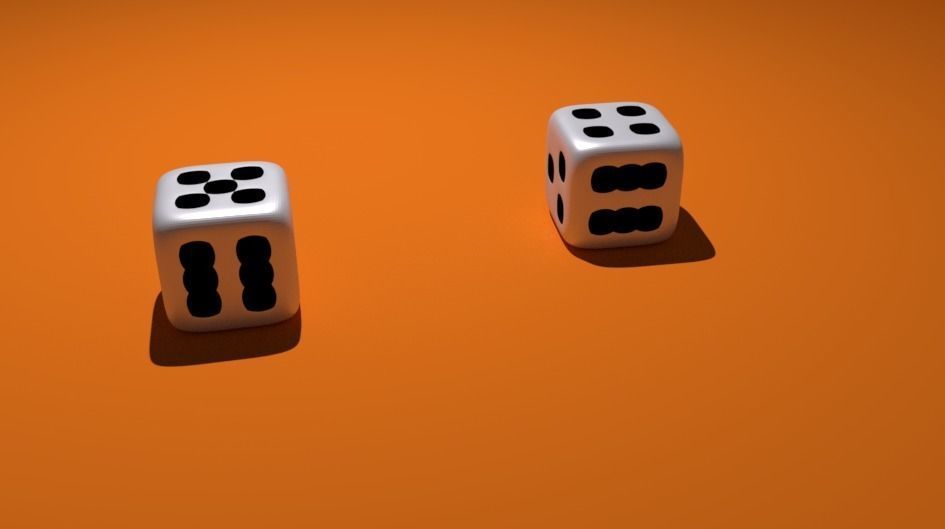 ludo dice animated 3D model_3