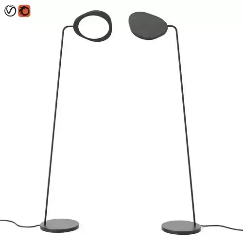 Muuto Leaf Floor Lamp 3D model
