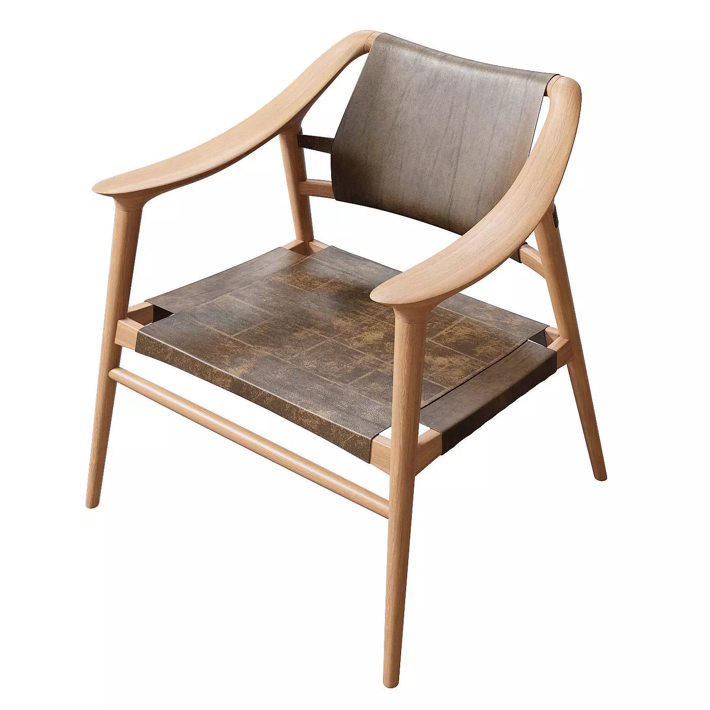Rastad and Relling Bambi Lounge Chair 3D model