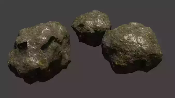 HD Rocks with Textures