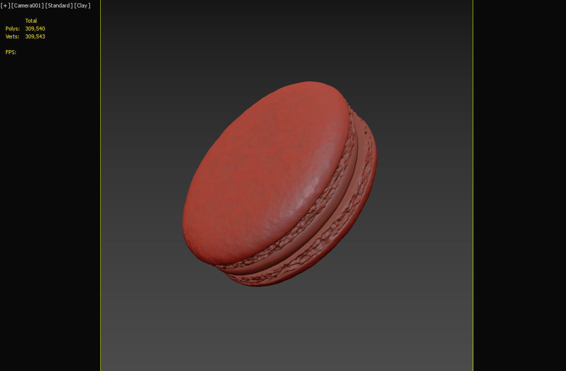 Macarons  3D model_8