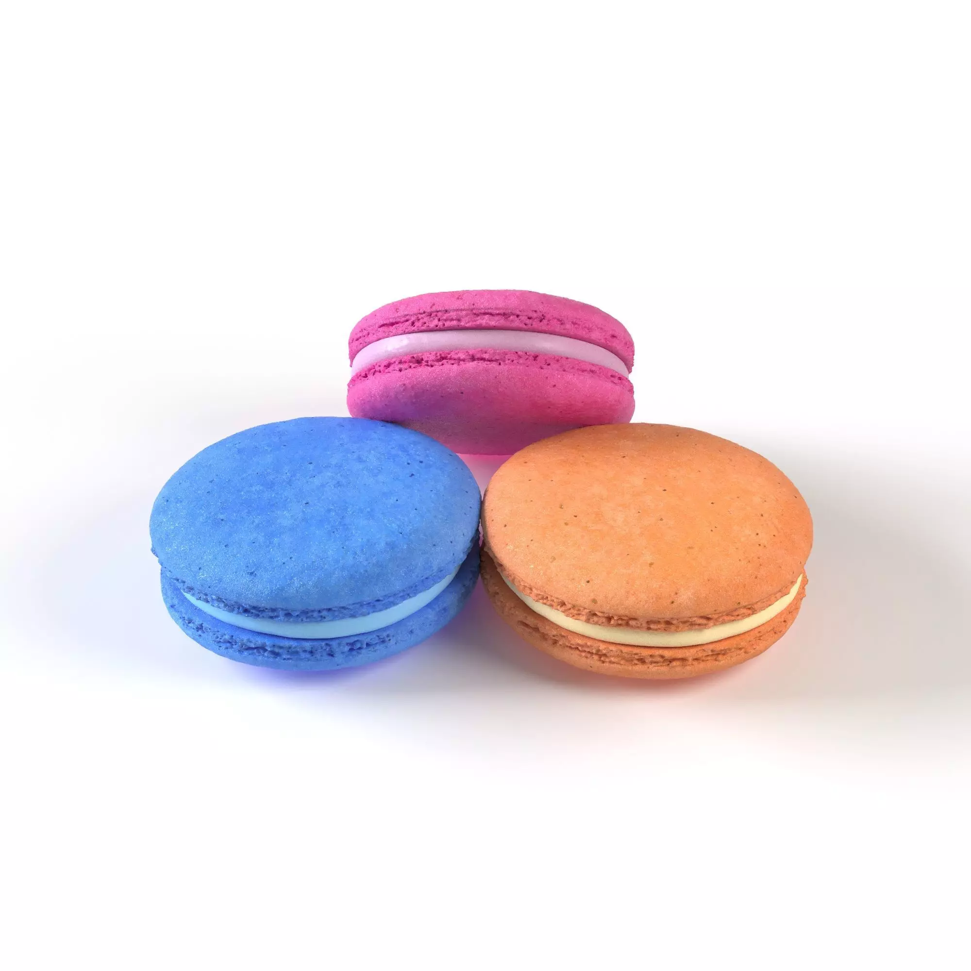 Macarons  3D model_0