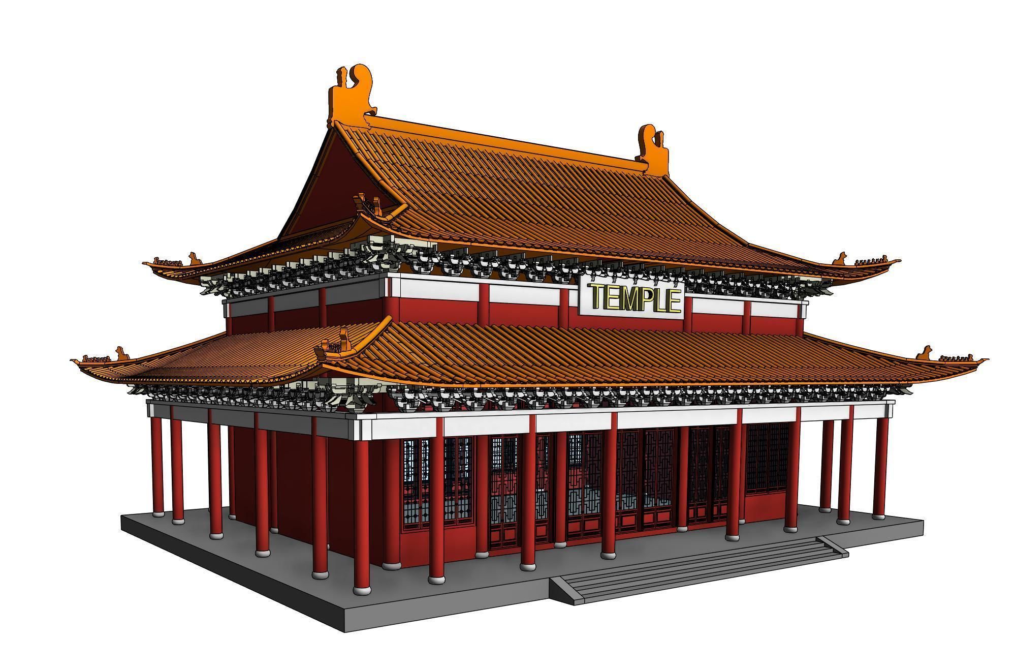 Golden Temple 3D print model_11