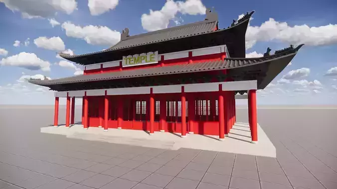 Golden Temple 3D print model