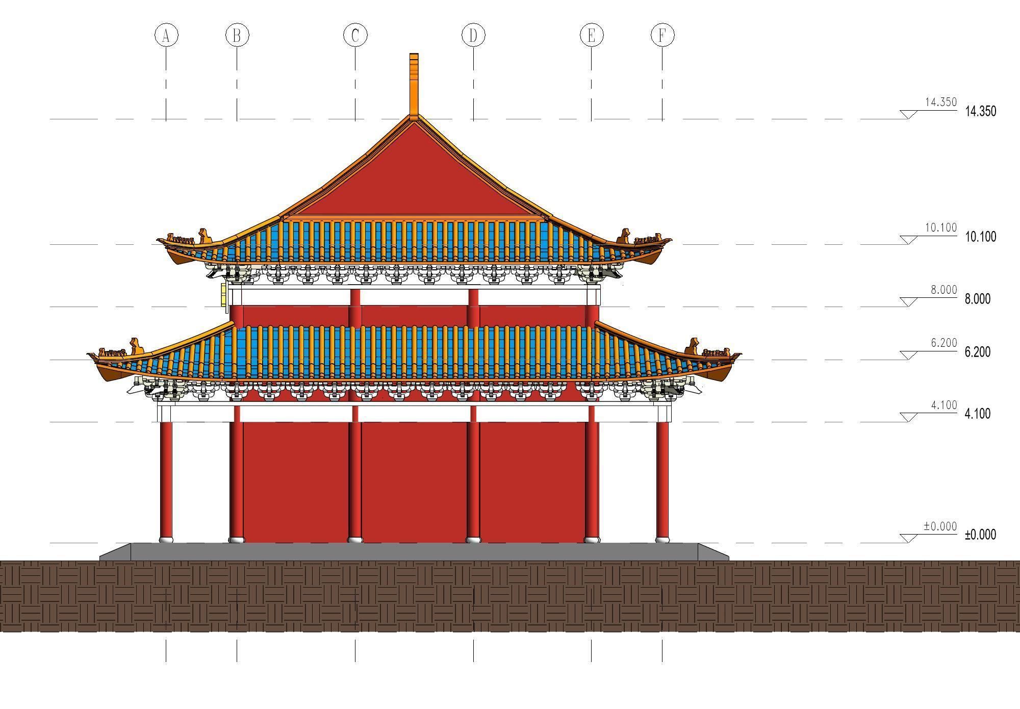 Golden Temple 3D print model_5