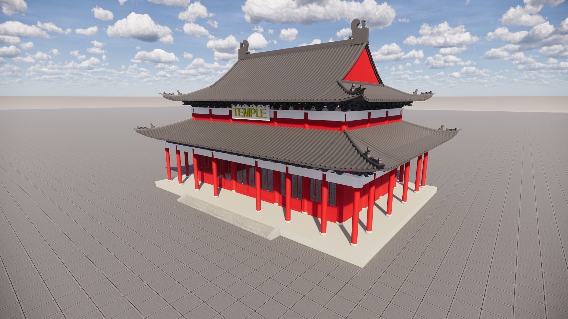 Golden Temple 3D print model_1