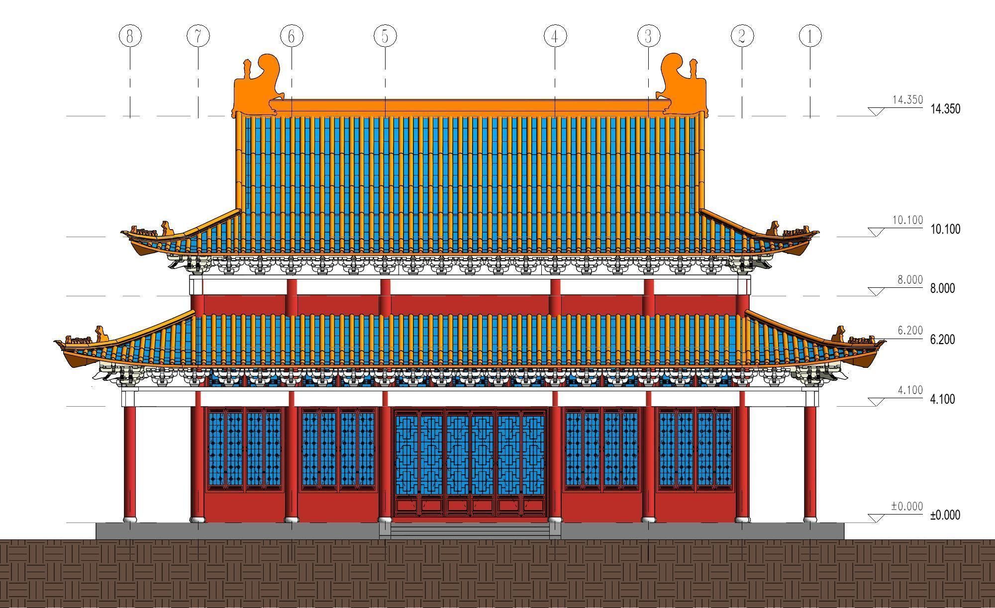 Golden Temple 3D print model_6