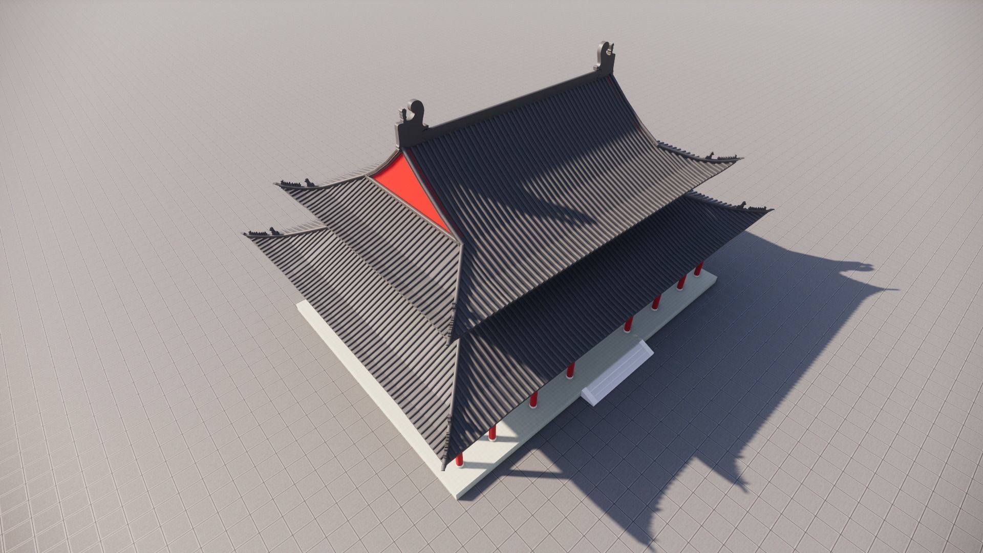 Golden Temple 3D print model_3