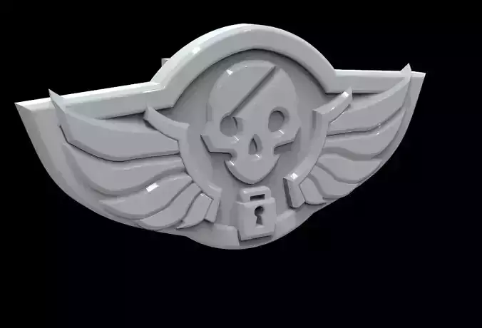 Mccree Deadlock belt buckle 3D PRINTABLE MODEL for cosplay 3D print model