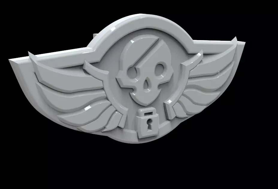 Mccree Deadlock belt buckle 3D PRINTABLE MODEL for cosplay 3D print model_0