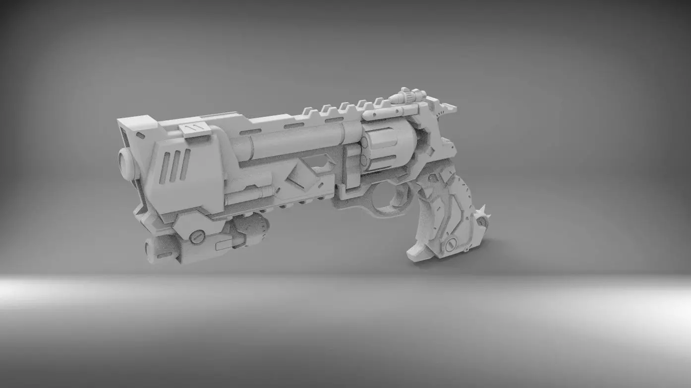 Mccree Deadlock weapon 3D PRINTABLE FILES 3D print model