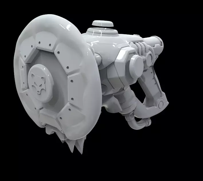 Lucio Snowfox weapon 3D PRINTABLE MODEL for cosplay 3D print model