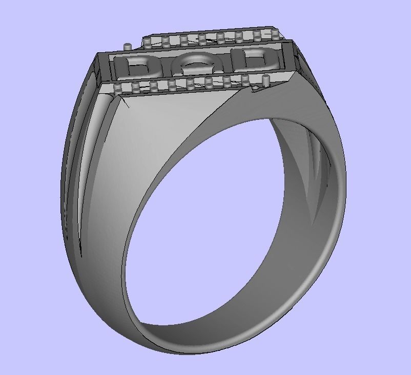 DAD ring 2 3D print model_12