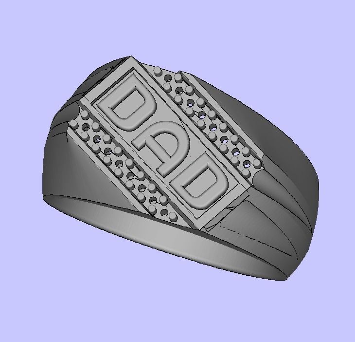 DAD ring 2 3D print model_11