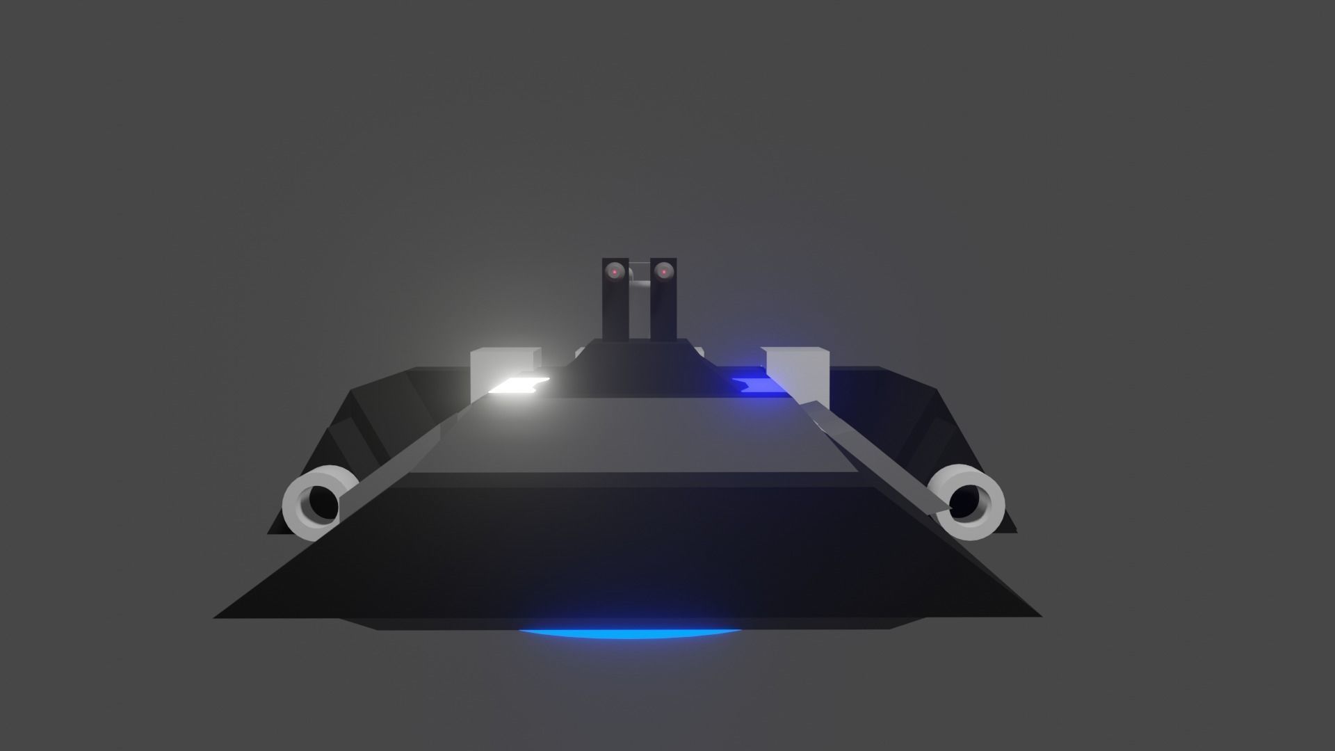 Little spaceship 3D model_1