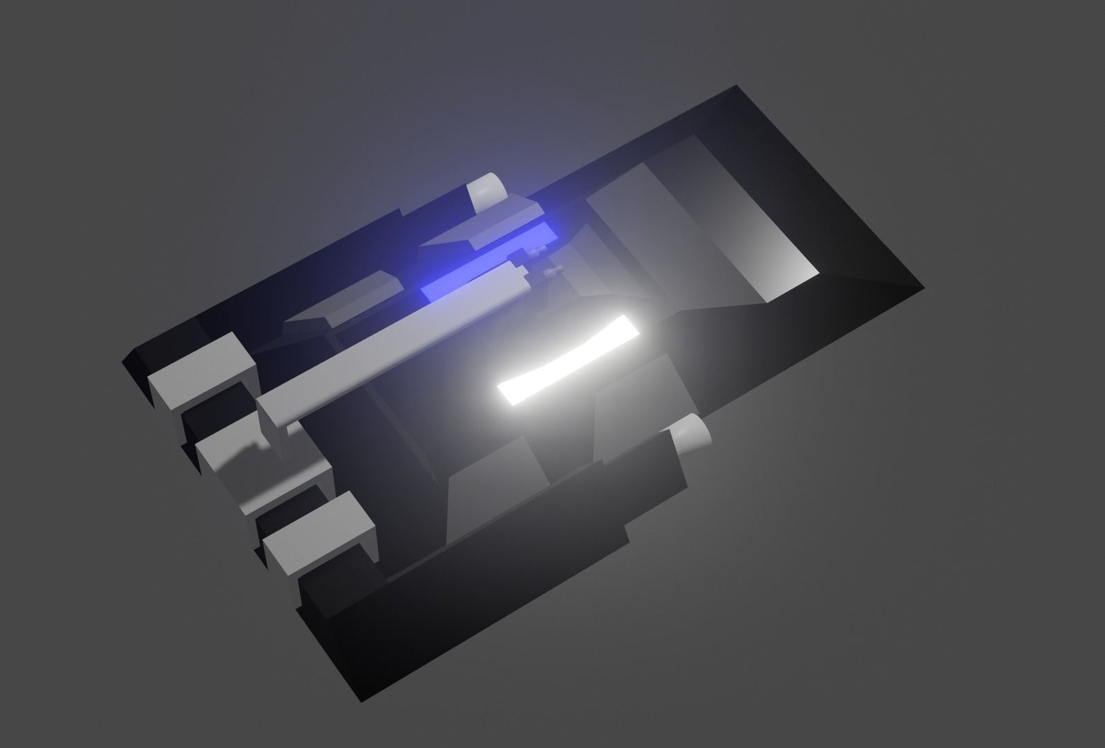 Little spaceship 3D model_4