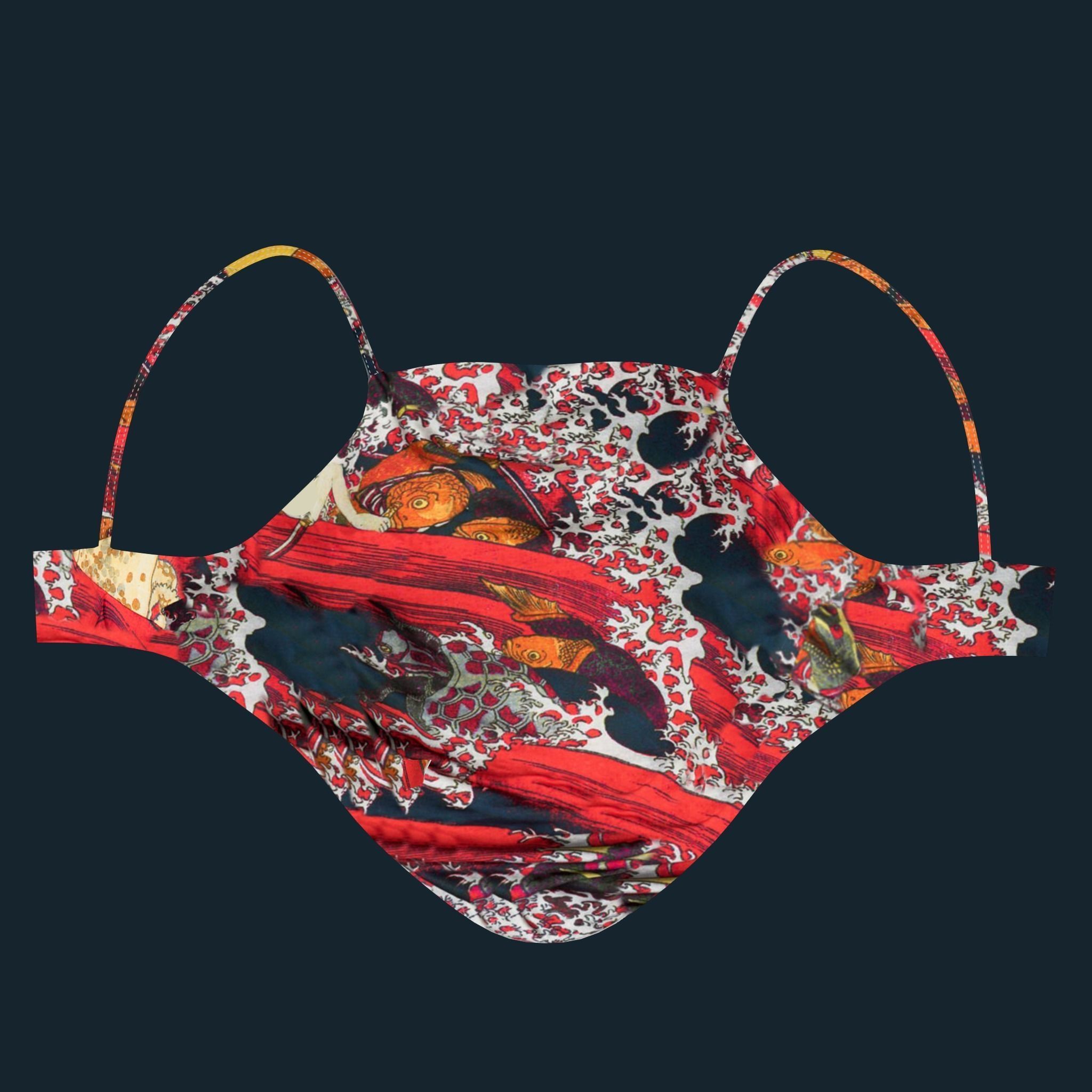 female elegant top  3D model_1