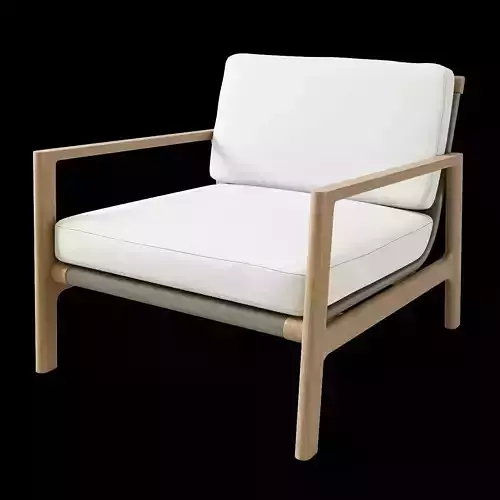 MESA TEAK LOUNGE CHAIR