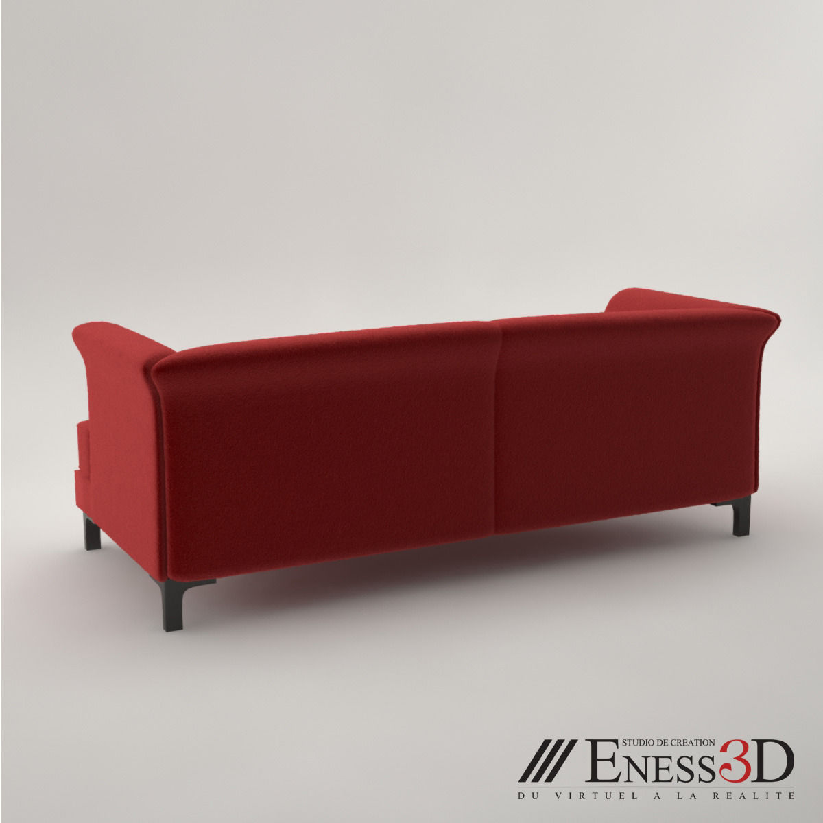 Pro - Hugues Chevalier Sofa Vendome 3D model_2