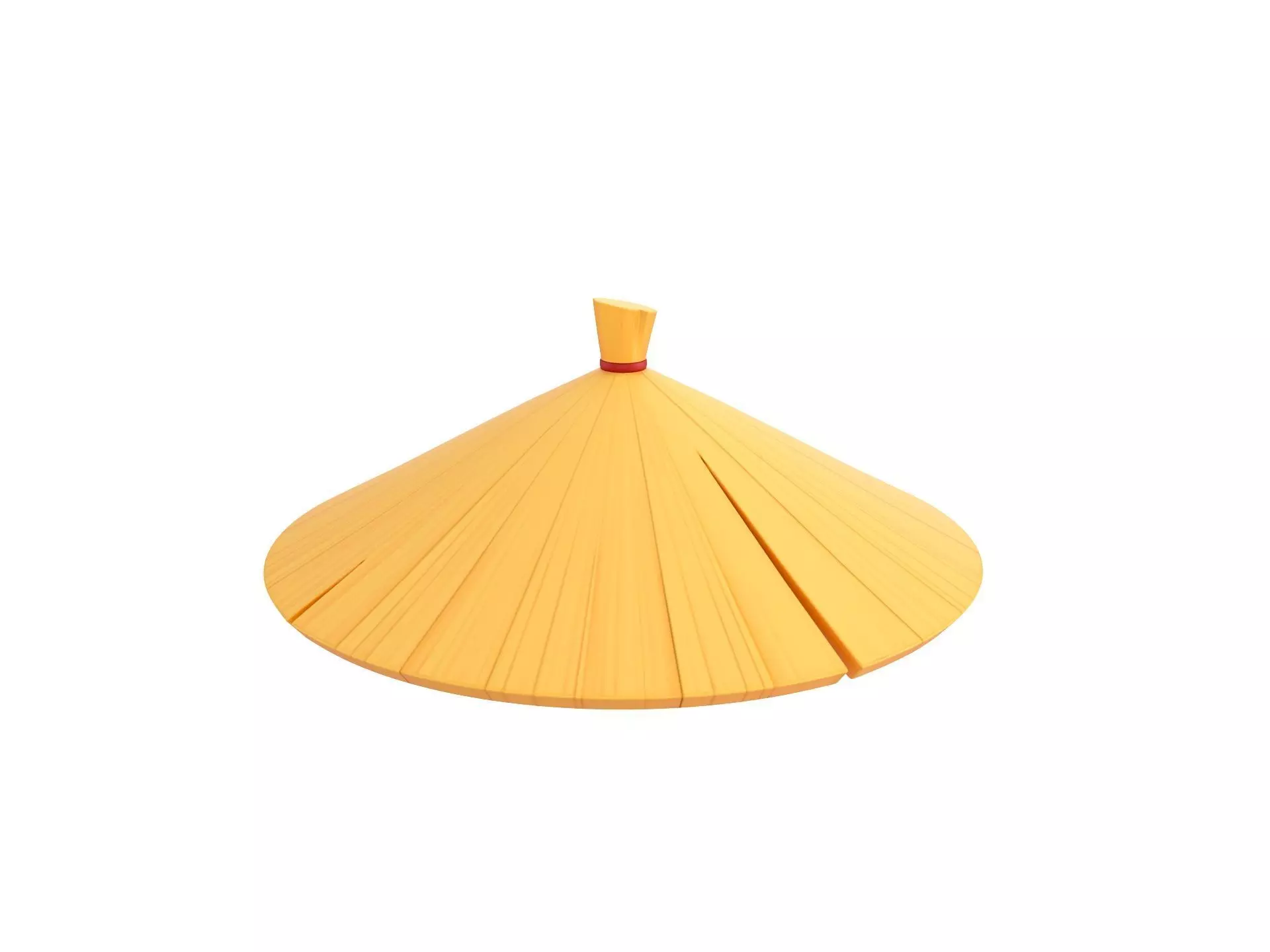 Chinese Conical Hat 3D model_0