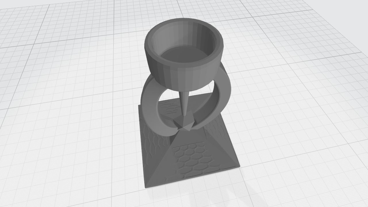 candlestick candle holder 3D print model_9