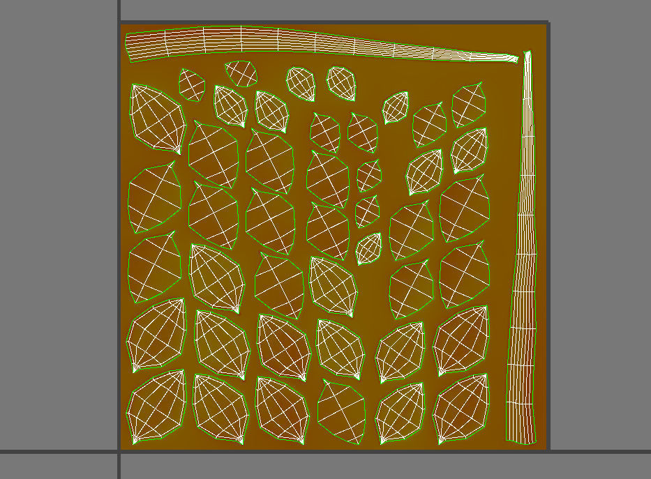 Gold Laurel Wreath 3D model_22