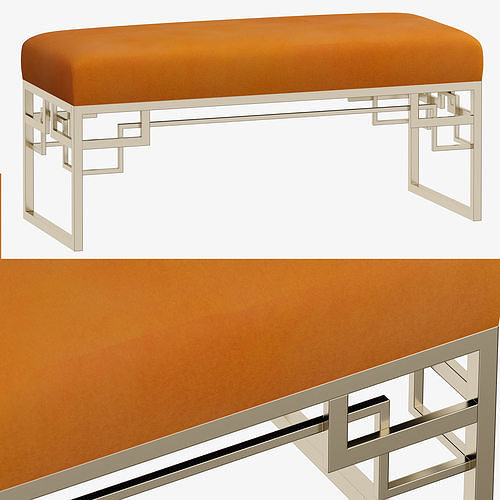 Zlata bench by MY IMAGINATION 3D model